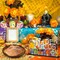 Day of the Dead Table Decorations Dia De Los Muertos Wooden Sign Sugar Skull Table Centerpiece Day of the Dead Decor
